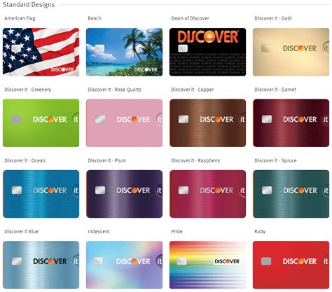 best discover card designs.